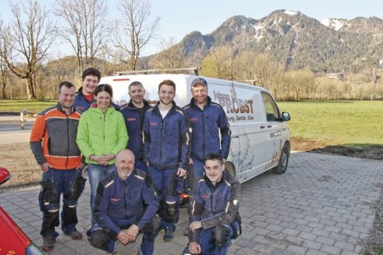 Das Team von Johann Probst Heizung Sanitär aus Lenggries